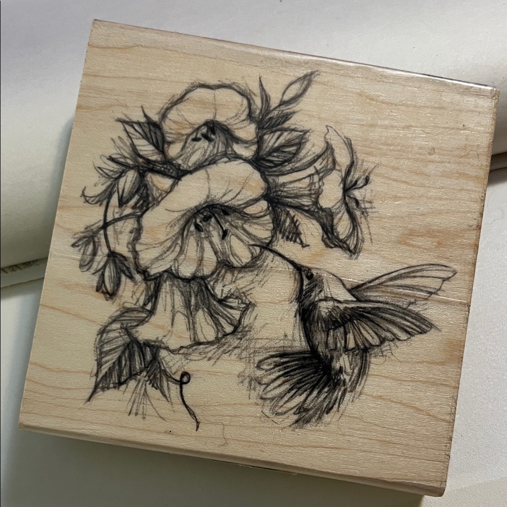 INKADINKADO Hummingbird/Floral Design